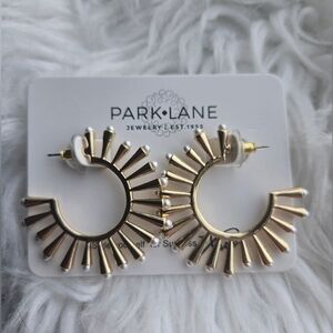 Sunburst Hoop Earrings